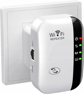 УСИЛИТЕЛЬ СИГНАЛА Wi-Fi МОЩНЫЙ ПОВТОРИТЕЛЬ 300 Мбит/с