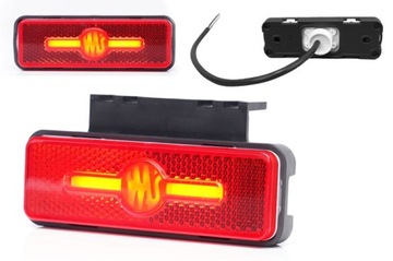 Lampa obrysowa LED do przyczepy busa naczepy ciężarówki WAŚ W254 2034