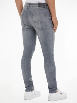 Tommy Jeans spodnie DM0DM18731 1BZ szary 32/30