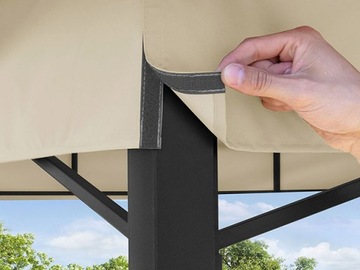 Садовый павильон 3х3 м Сансет Классик шампанское