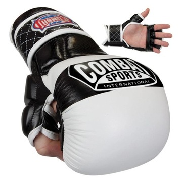 Combat Sports Rękawice MMA profesjonalne Max Strike Białe TG6 M