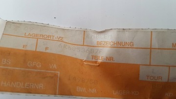 ZNAK ZADNÍ SEAT IBIZA CORDOBA CLXI 6K6853687F