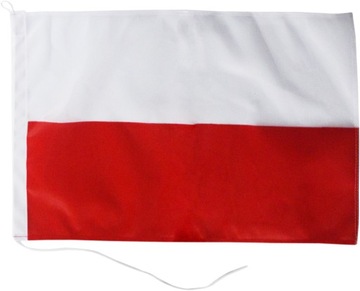 Flaga Polski Bandera Jachtowa Barwy Polska 30x20cm