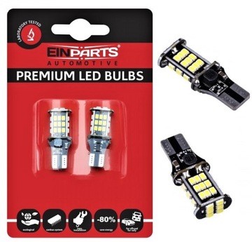 2x W16W 30 SMD ŻARÓWKA LED COFANIA WSTECZNE CANBUS