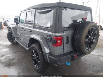 Jeep Wrangler IV 2023 Jeep Wrangler 2023 Jeep Wrangler 4xe Sahara 4x4 2.0 Benzyna 270KM, zdjęcie 2