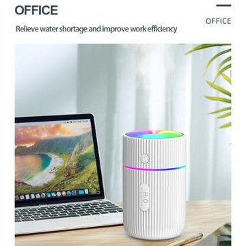 МИНИ-ПОРТАТИВНЫЙ УВЛАЖНИТЕЛЬ ВОЗДУХА RGB LED USB