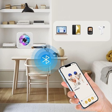 CD-ПЛЕЕР BLUETOOTH С ДИНАМИКАМИ, ПОРТАТИВНЫЙ HI-FI ДИНАМИК CD-ПЛЕЕР