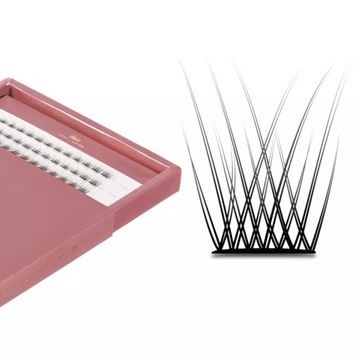 Master Box V-Lashes Intense kępki rzęs skręt C