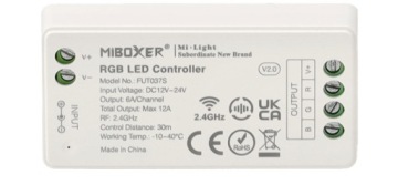 Контроллер Пульт дистанционного управления RF 12A RGB LED MiBoxer FUT037S