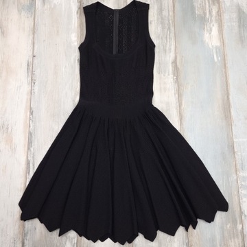 ALAIA Dress Black Premium Paris sukienka slim sexy