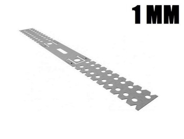 WIESZAK ES GRUBY 1MM 60/125 12.5cm PŁASKI do SUFITÓW GK PROFILI CD60 100szt