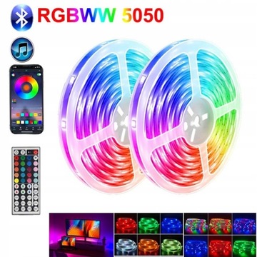 КОМПЛЕКТ МУЗЫКИ LED RGB 5050 30M СВЕТОДИОДНАЯ ЛАМПА