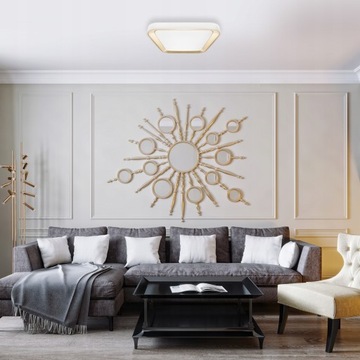 Потолочный светильник QUADRO GOLD 38W