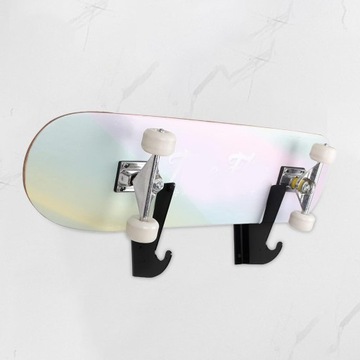 Настенный органайзер для скейтборда, горизонтальный сноуборд, черный