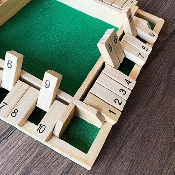 Цифровая настольная игра «4 способа закрой коробку 1-10»