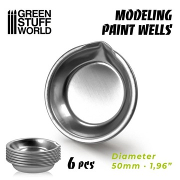 GSW Modelling Paint Wells x6