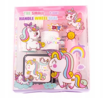 PIECZĄTKI DLA DZIECI STEMPLE JEDNOROŻEC WAŁEK