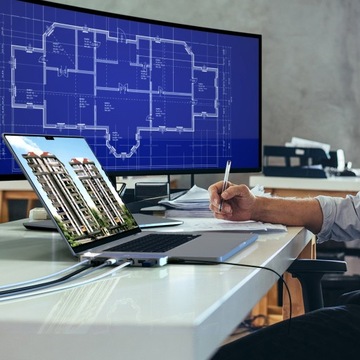 j5create Hub 4K6 Pro USB4 с комплектом MagSafe