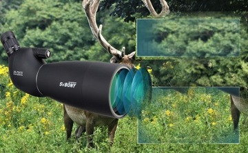 Наблюдательный телескоп Svbony SV28 25-75X70 с адаптером для смартфона (черный)