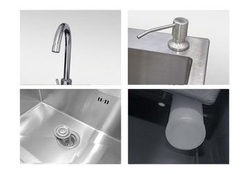 KING TONY ДВУСТОРОННИЙ ШКАФ С СЕРОЙ РАКОВИНОЙ