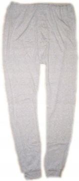 KALESONY MĘSKIE GETRY ROZPOREK BAWEŁNA C.SZARY polskie lekko ocieplane r.XL