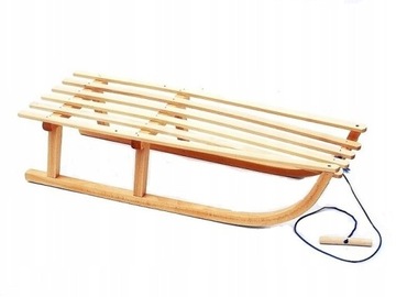 ДЕРЕВЯННЫЕ САНКИ со спинкой + МАТРАС + БЕСПЛАТНО