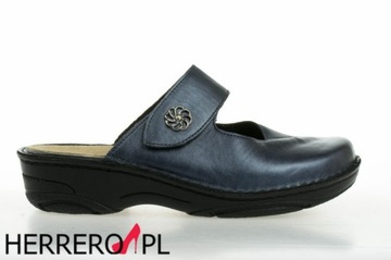 Buty Damskie 38 Klapki BERKEMANN 03457 BLAU