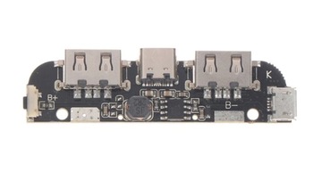 USB-модуль зарядного устройства Powerbank 2xUSB 5V 2A USB-C microUSB / 0132
