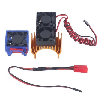 WENTYLATOR CHŁODNICY DO SAMOCHODU TRAXXAS SLASH 4 × 4 VXL 1/10 RC