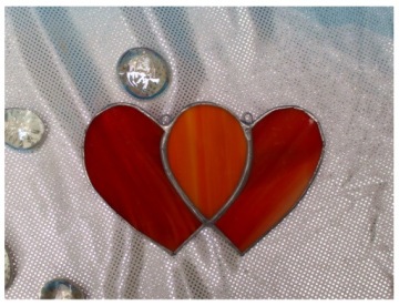 Двойное сердце, украшение ко Дню святого Валентина, для двоих