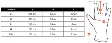 Женские кожаные перчатки классическая кожа B35 L