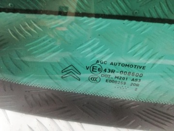 CITROEN DS3 ПРАВОЕ ОКНО КУЗОВА AS3