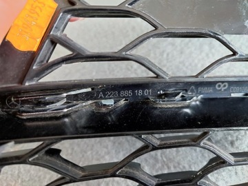 MERCEDES S KLASA W223 A223 KRATKA BLENDA LEWA W ZDERZAK AMG A2238851801