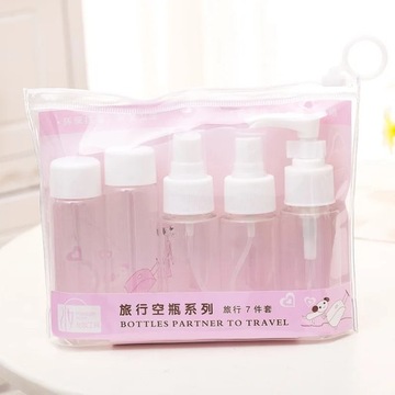 3/4/6/7/11Pcs Travel Refillable Empty Perfume Bottle Set Cosmetics
