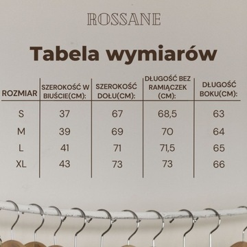 Koszulka nocna damska na rmączkach Rossane Eldar M czarny