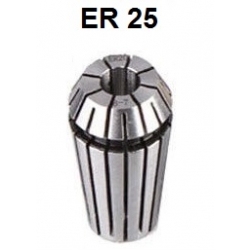 Tulejka zaciskowa ER25 fi 1,0 mm DIN6499