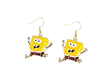 Kolczyki Dziecięce SpongeBob Kanciastoporty