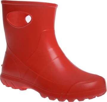 Женские галоши короткие пена сад красный 40