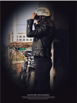 Kask motocyklowy Half Face Double Lens Cool Casco Moto Four Seasons Men