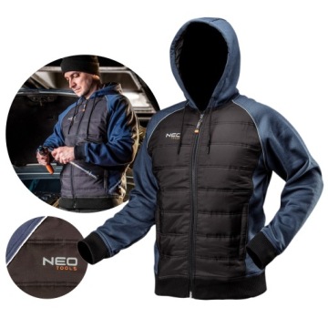 РАБОЧАЯ ТРИКОТАЖНАЯ КУРТКА NEO С УТЕПЛЕННЫМ КАПЮШОНОМ 81-556 XL/54