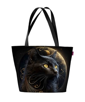 Torebka z nadrukiem Bertoni wodoodporna shopper Holi wzór - Diuna