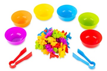 НАБОР ДЛЯ ИЗУЧЕНИЯ ЦВЕТОВ И СЧЕТА ИГРА МОНТЕССОРИ СОРТЕР СЧЕБЫ