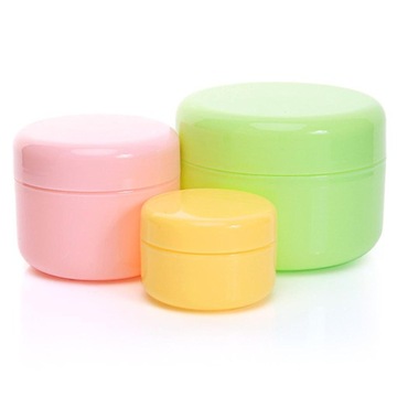 20g Empty Liquid Lotion Filled Container with Plastic Lid 50g Clear-50g