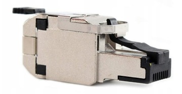 RVAFPSME-S1 - wtyk RJ 45 Cat 6a srebrny - Belden