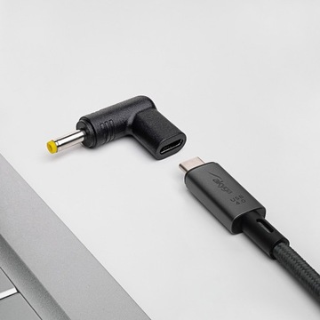 Переходник USB-C 4,0х1,7 мм для ноутбука мощностью 100 Вт