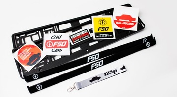 FSO 1500 Fiat 125p Набор наклеек на рамку Ремешок PRL Ретро Классика