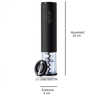 Электрический винный штопор LED Черный Премиум