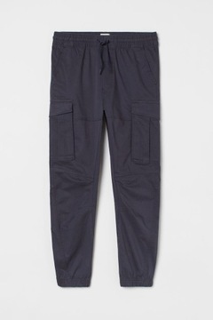 H&M Joggersy cargo spodnie 40 L bawełna