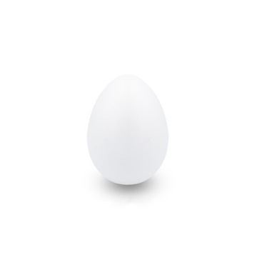 Jajka styropianowe białe pełne wielkanoc 10cm 1szt