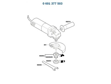 Регулятор скорости шлифовальной машины BOSCH GWS850C 503